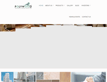 Tablet Screenshot of polywood.org